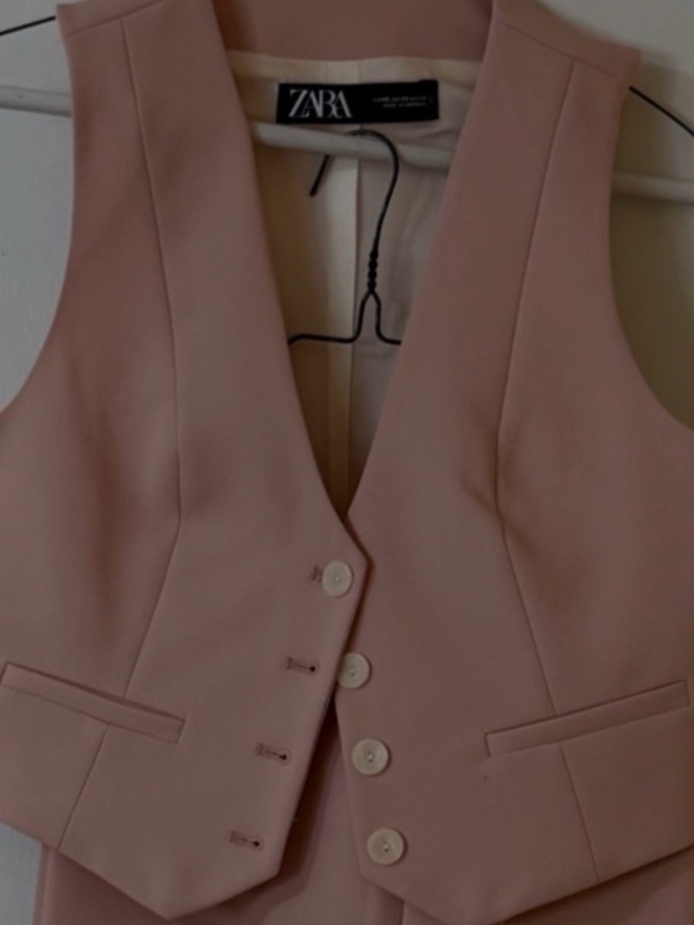 Zara Dusty Pink Vest